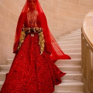 Priyanka Chopra inspired bridal wedding lehenga